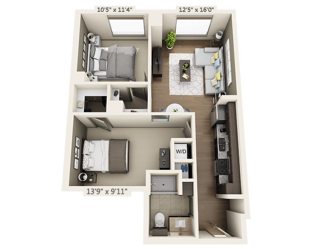 Two Bedroom B1C