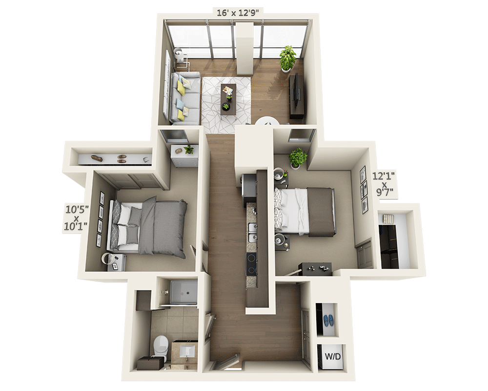 Two Bedroom B1I