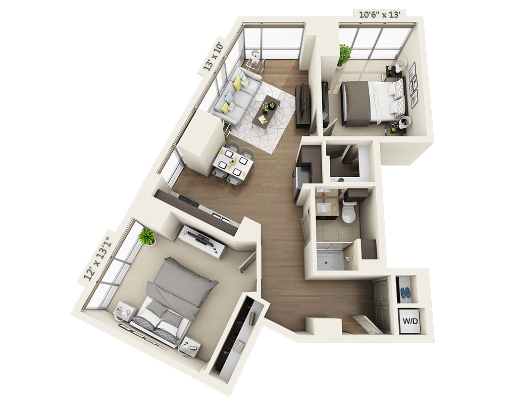 Two Bedroom B1J