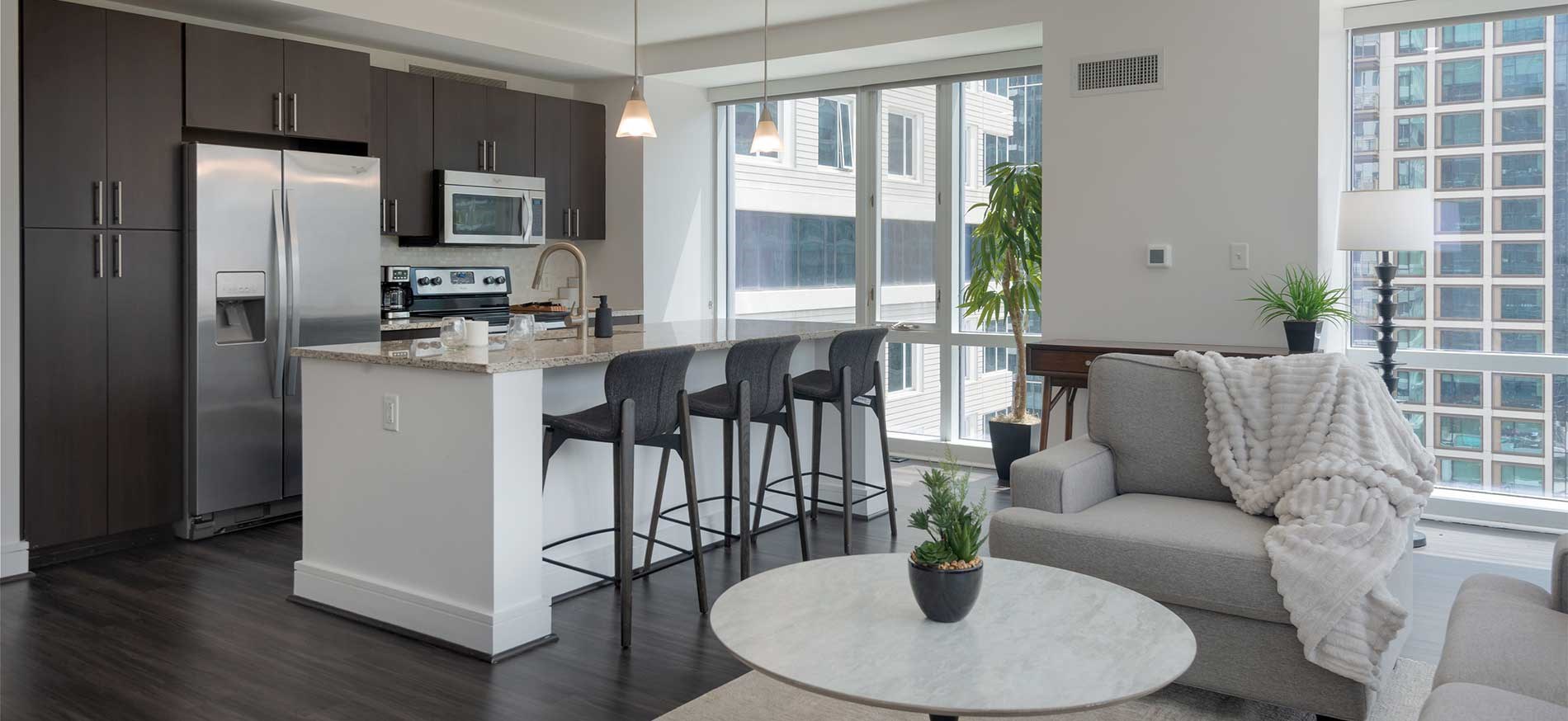 100 Pier 4 beautiful apartment kitchen