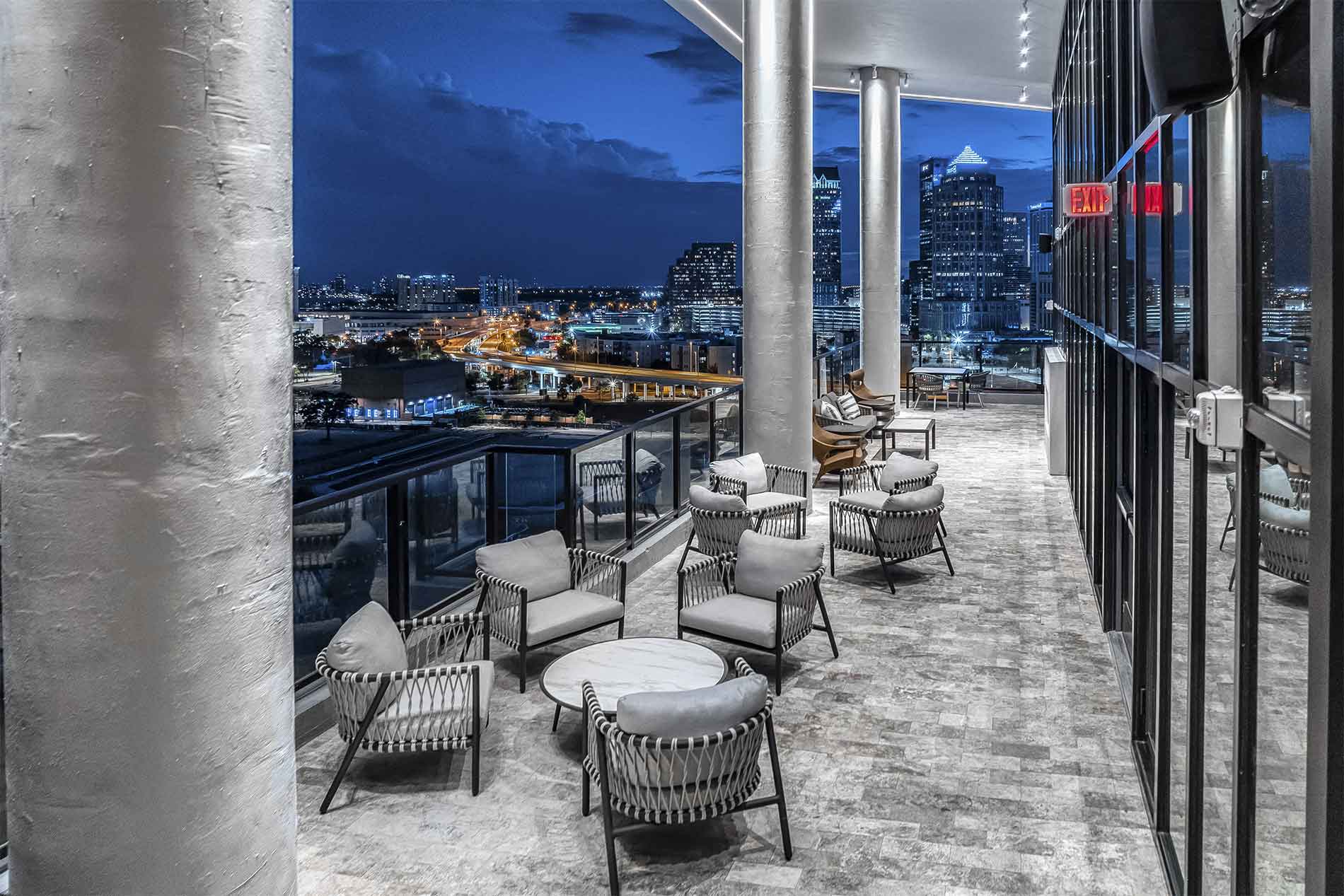 101 N Meridian sky lounge