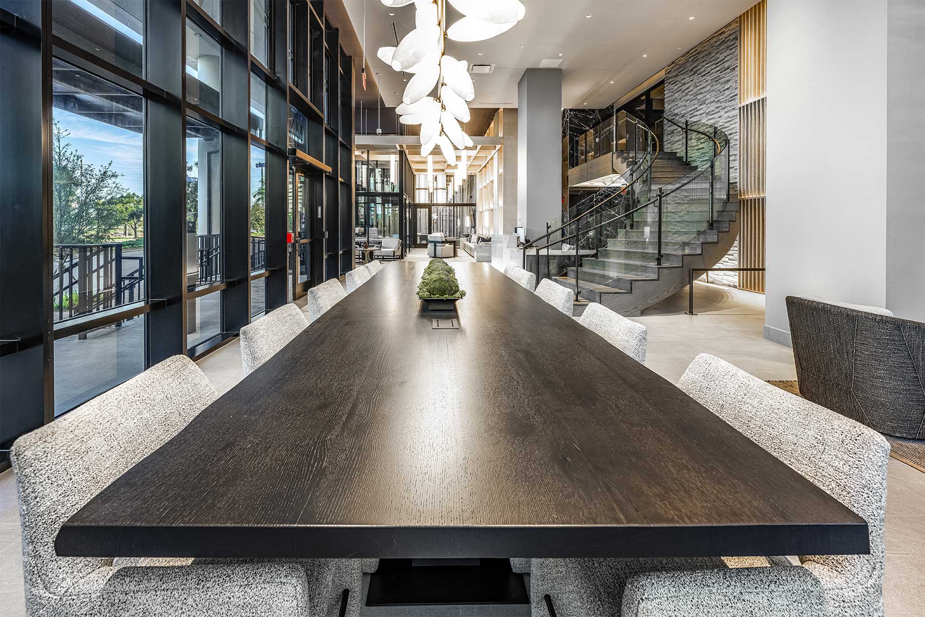 101 N Meridian community lobby