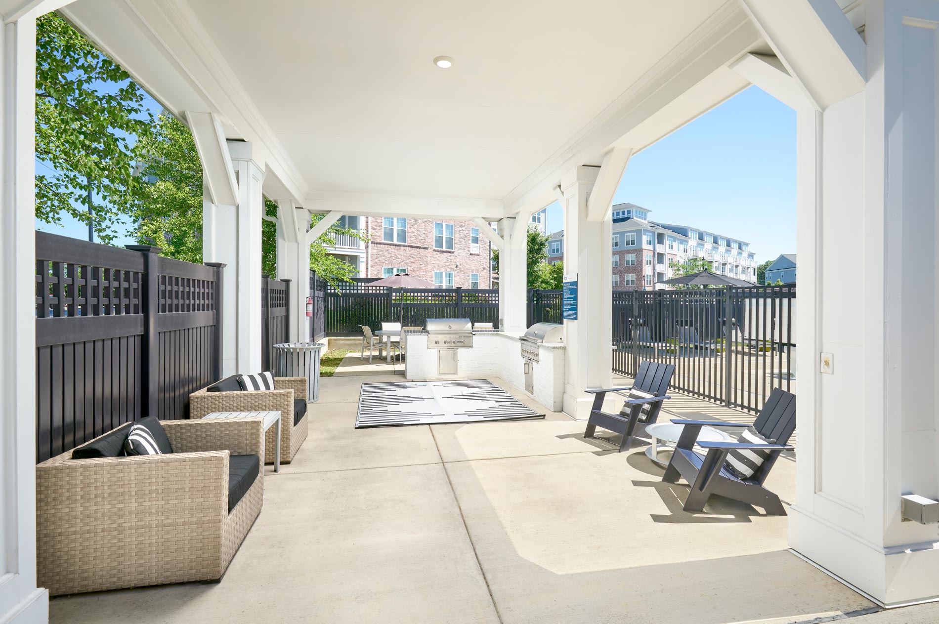 1274Towson Fitness pool and grilling area