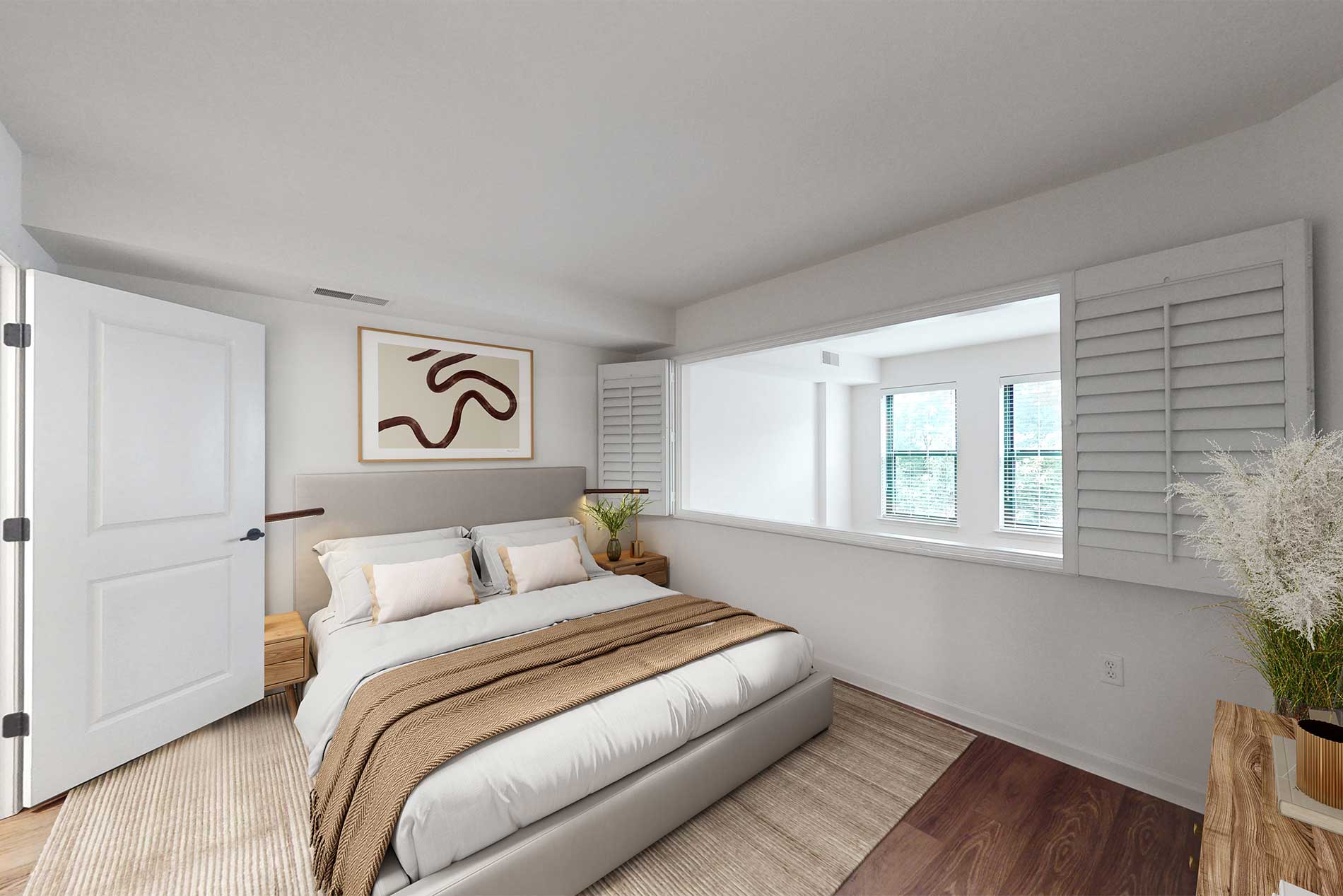 1301 Thomas Circle apartment bedroom