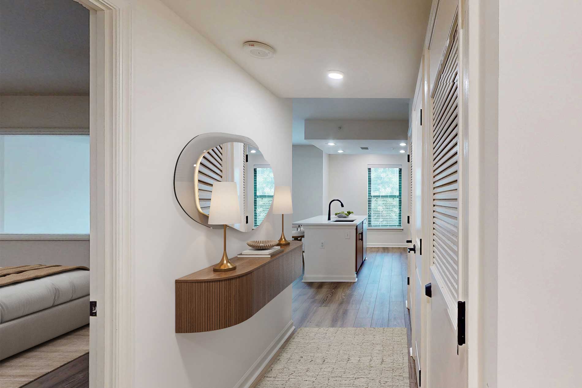 1301 Thomas Circle apartment hallway