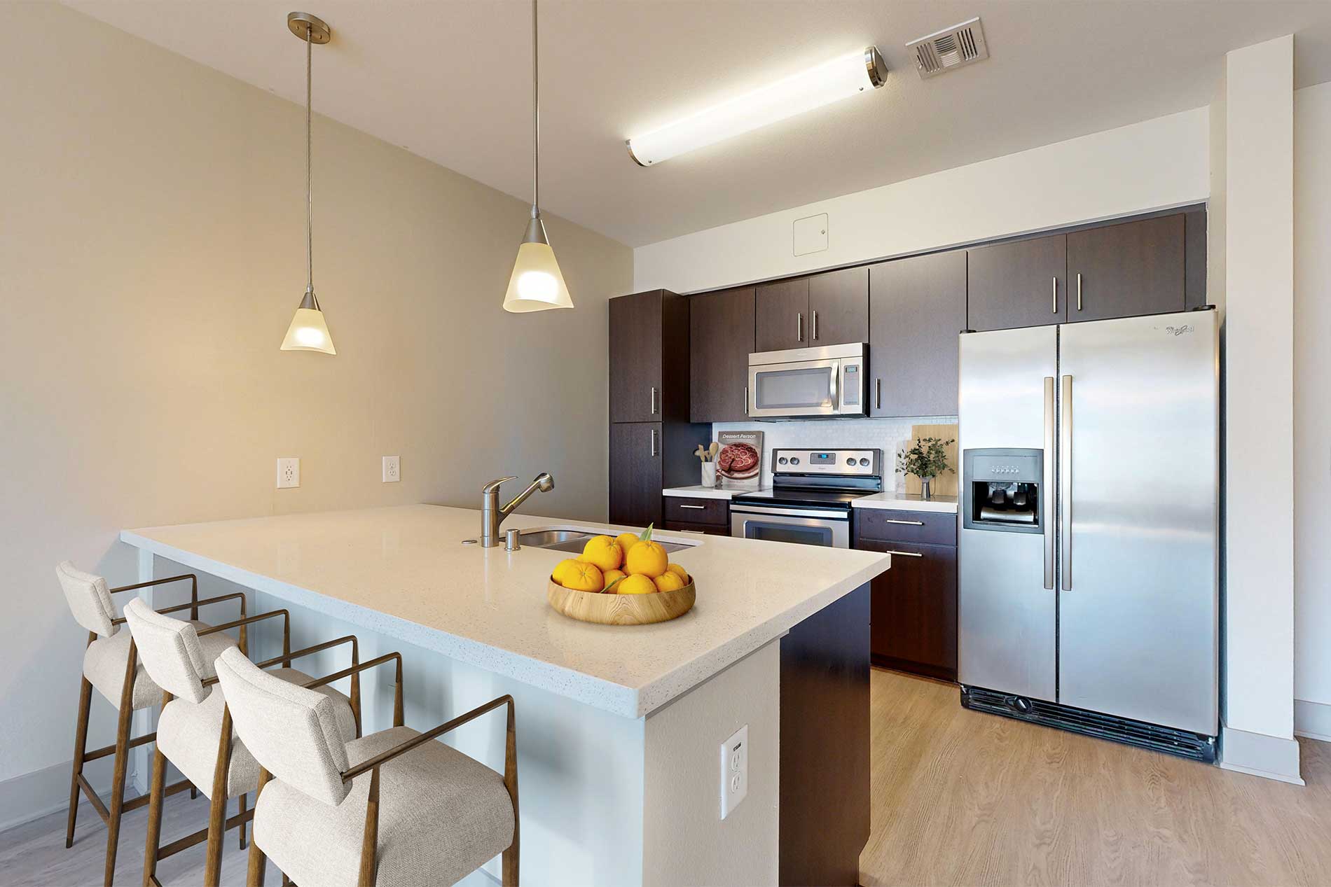 13th and market apartment kitchen