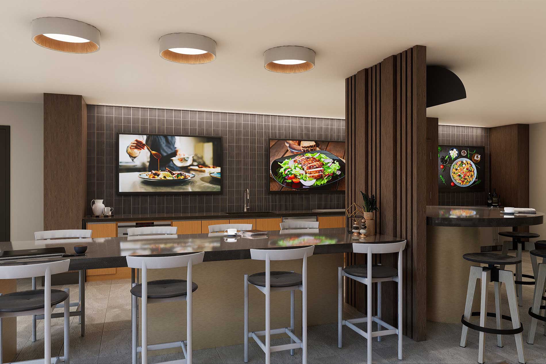 Modern apartments with clubroom