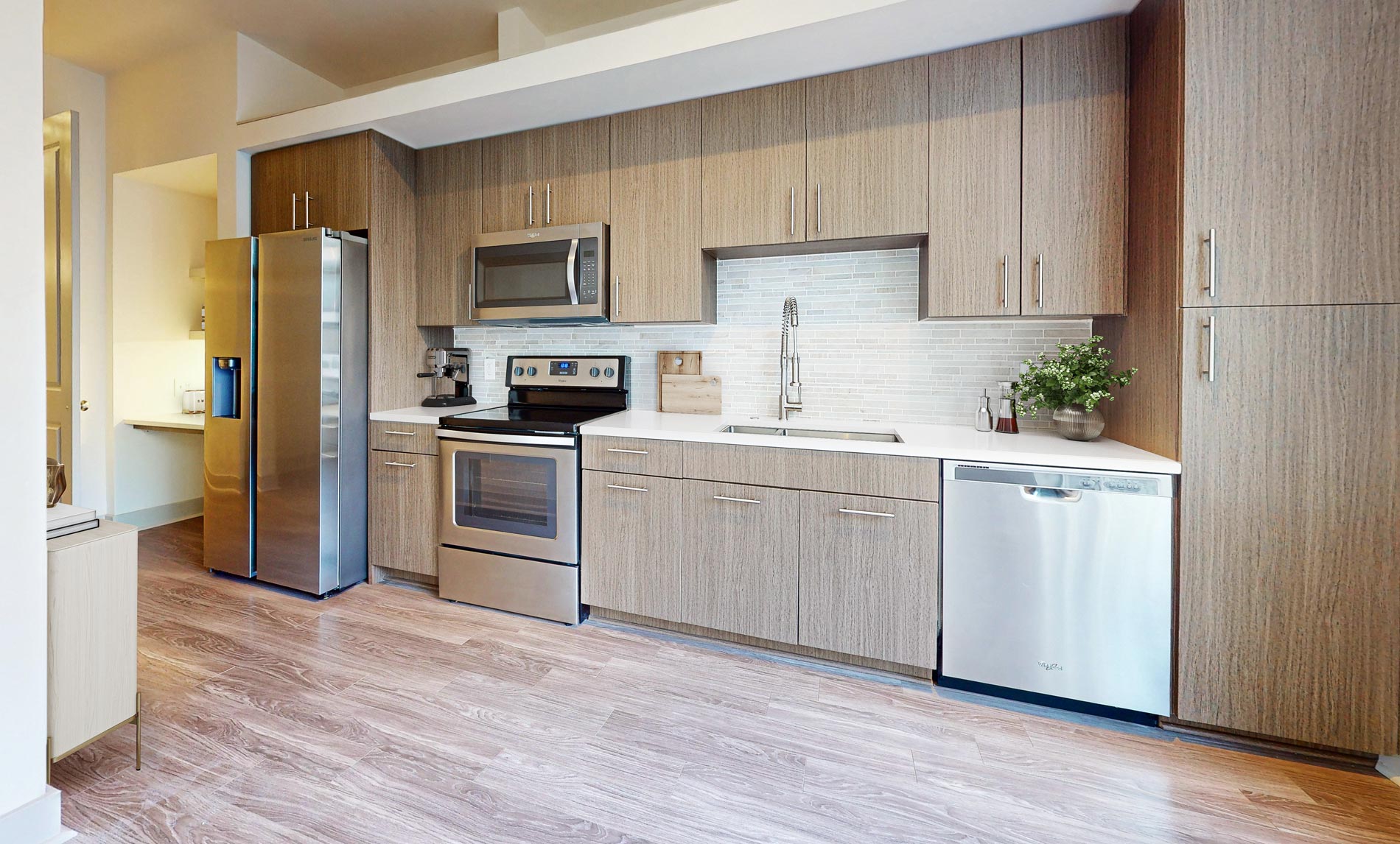 322 N Broad in the Center City neighborhood of Philadelphia features upgraded interiors and stainless steel appliances 