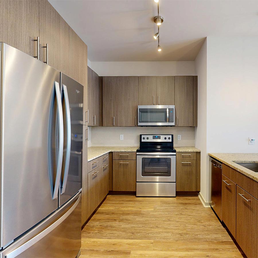 322 on North Broad apartment kitchen