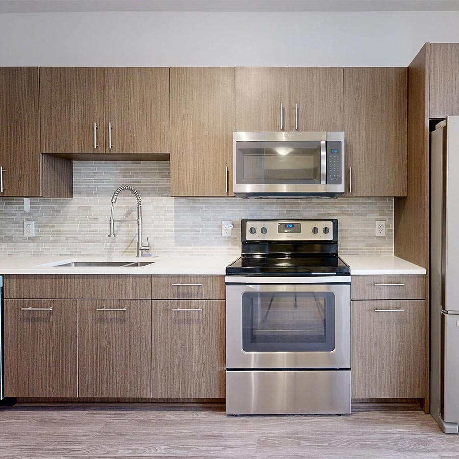 322 on North Broad apartment kitchen