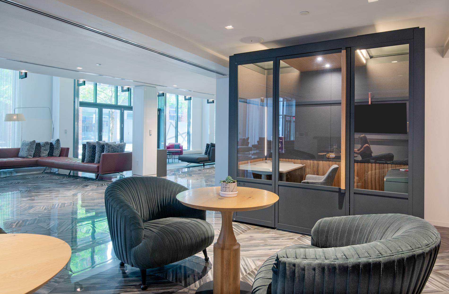 345 Harrison Co-working lounge