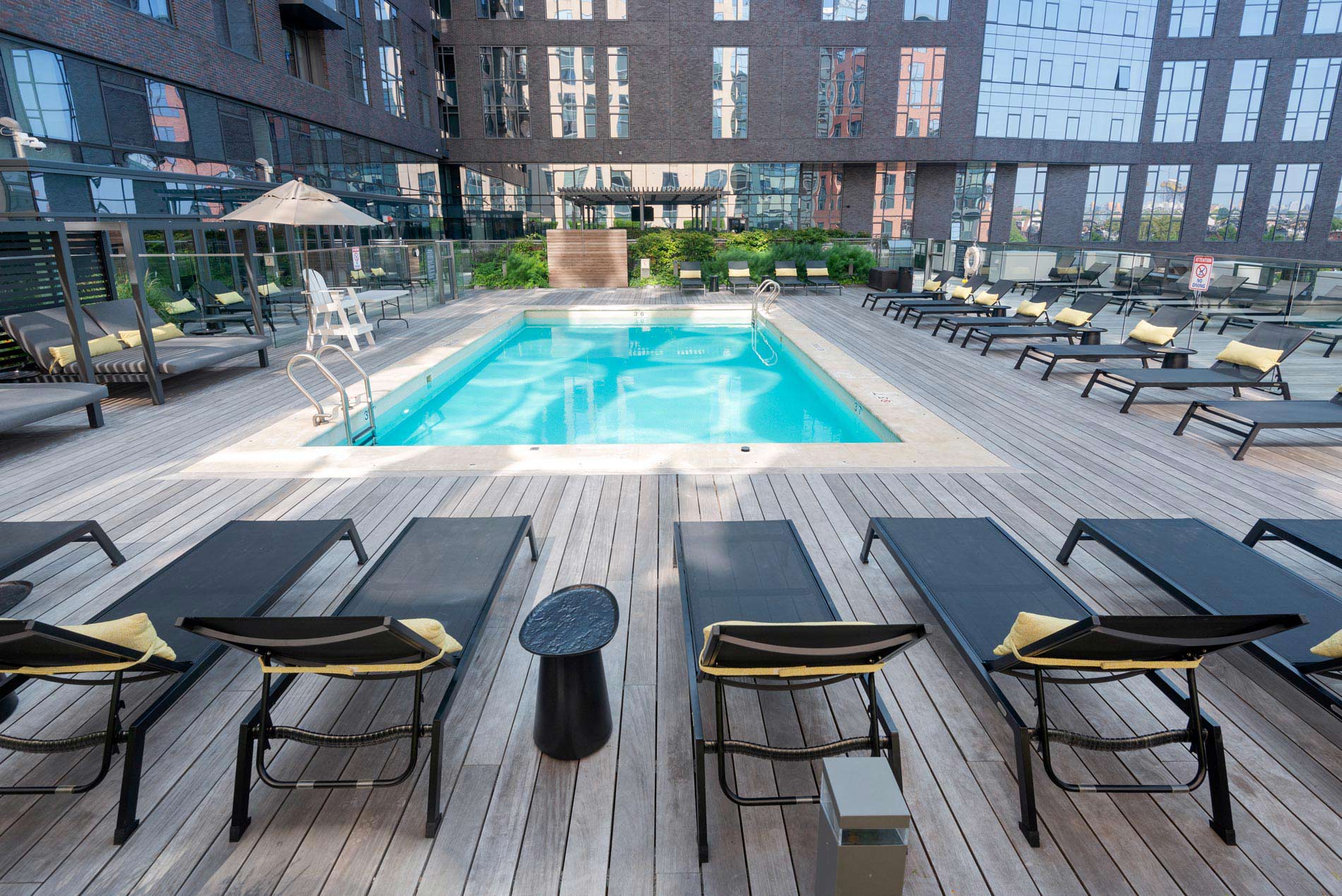345 Harrison grilling area