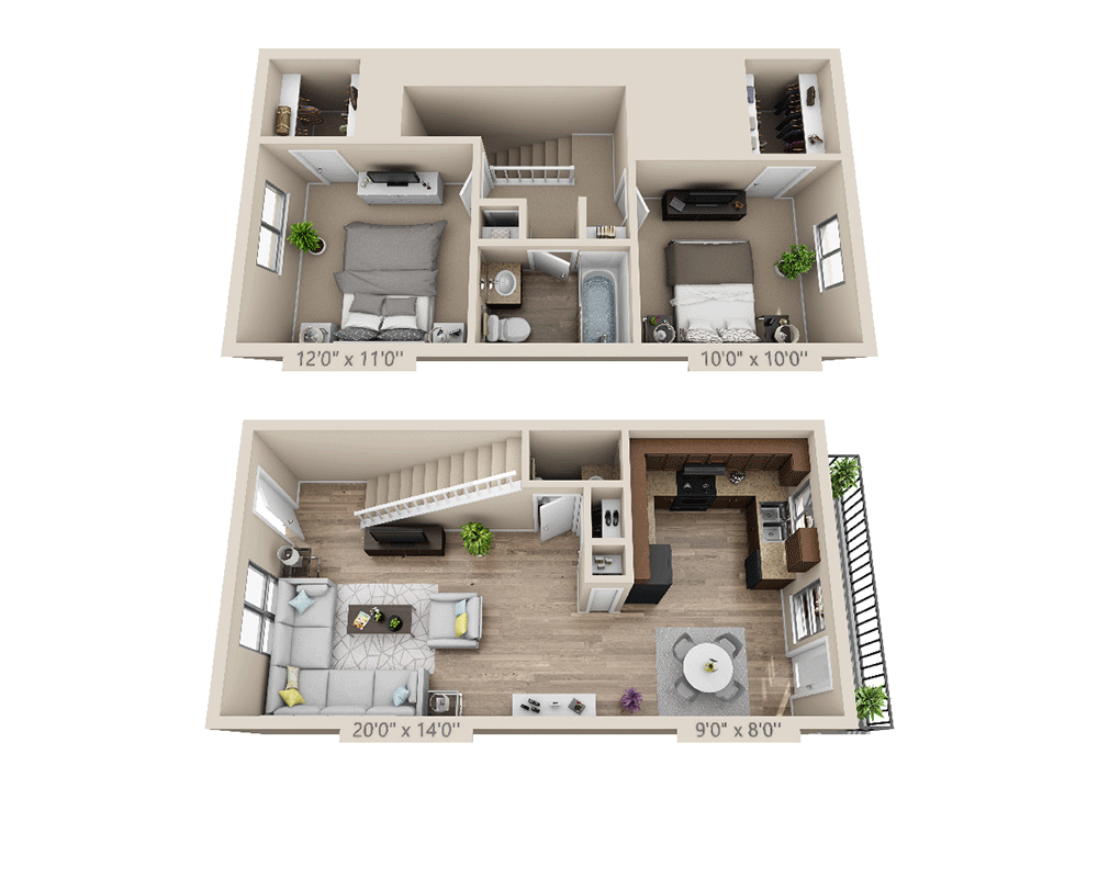 Two Bedroom B1.5TAW