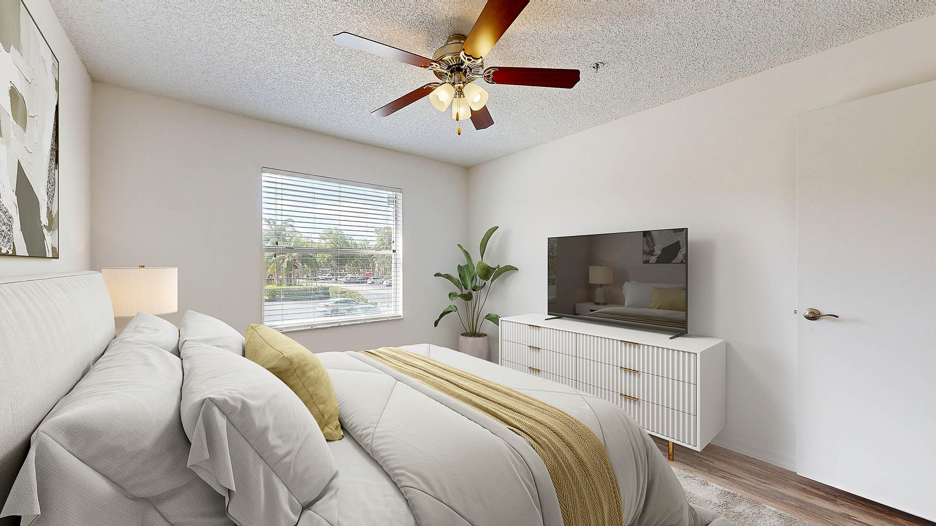 Alafaya Woods Bedroom virtually staged