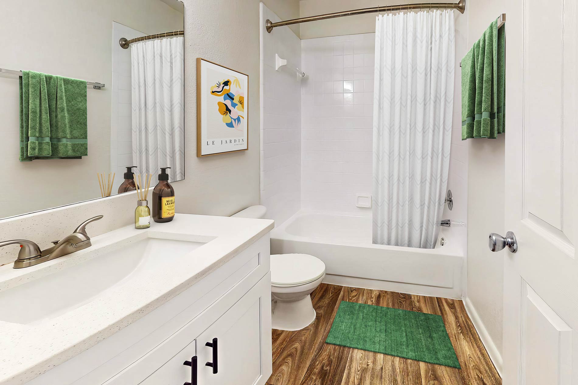 Altamira Place staged bathroom