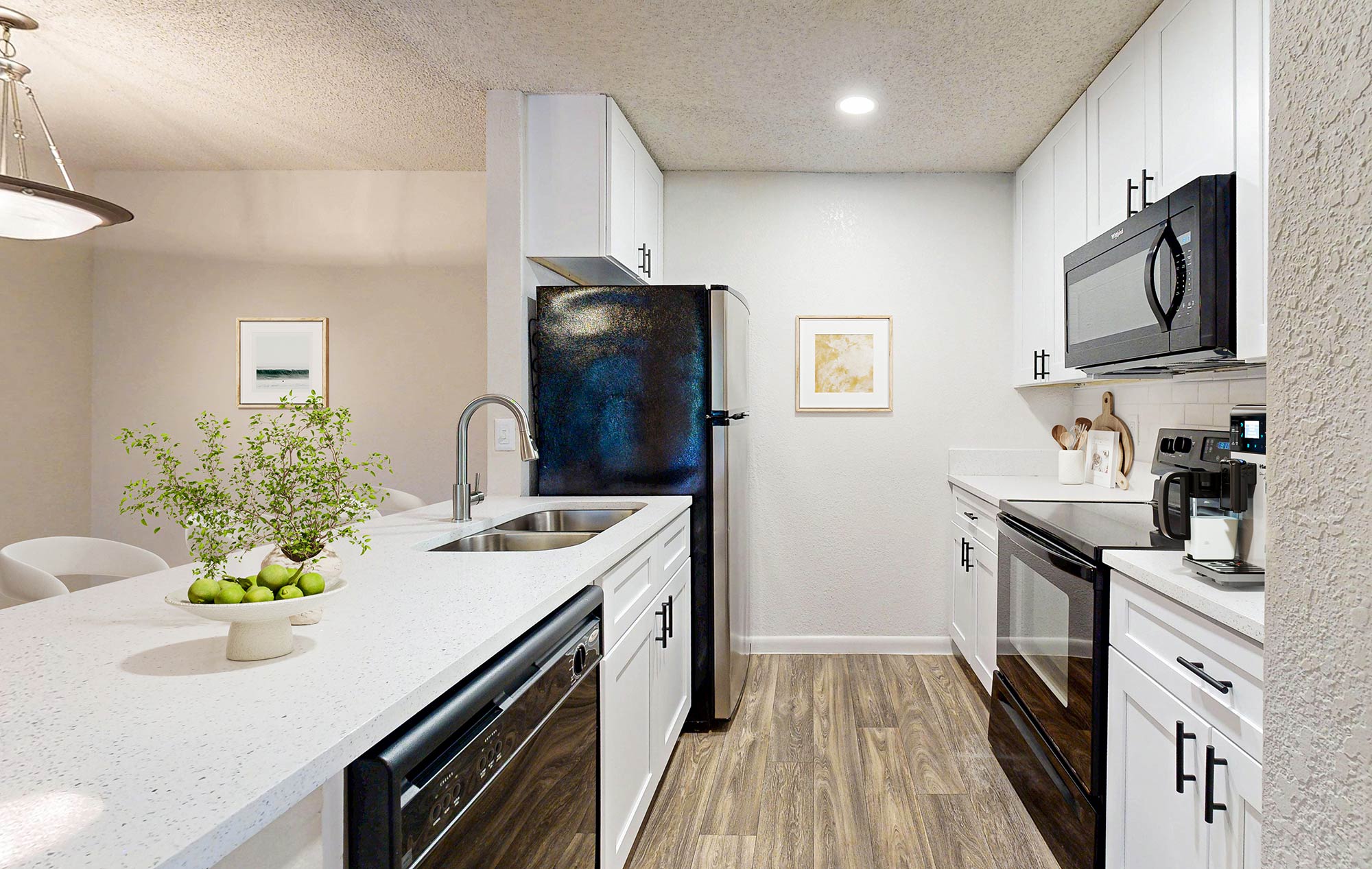 Altamira Place staged kitchen