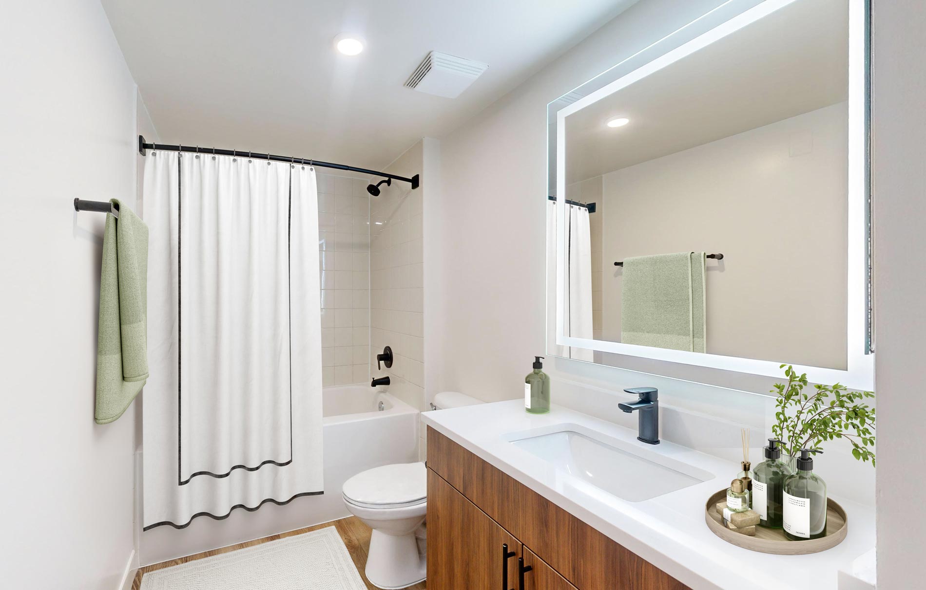 Andover House staged bathroom