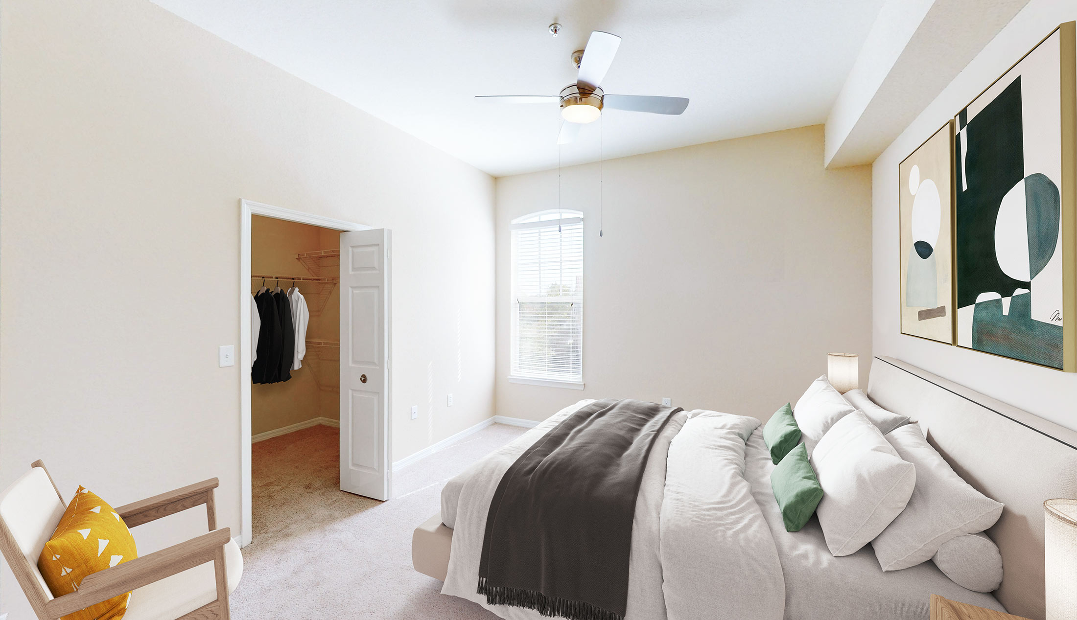 Andover Place staged Bedroom