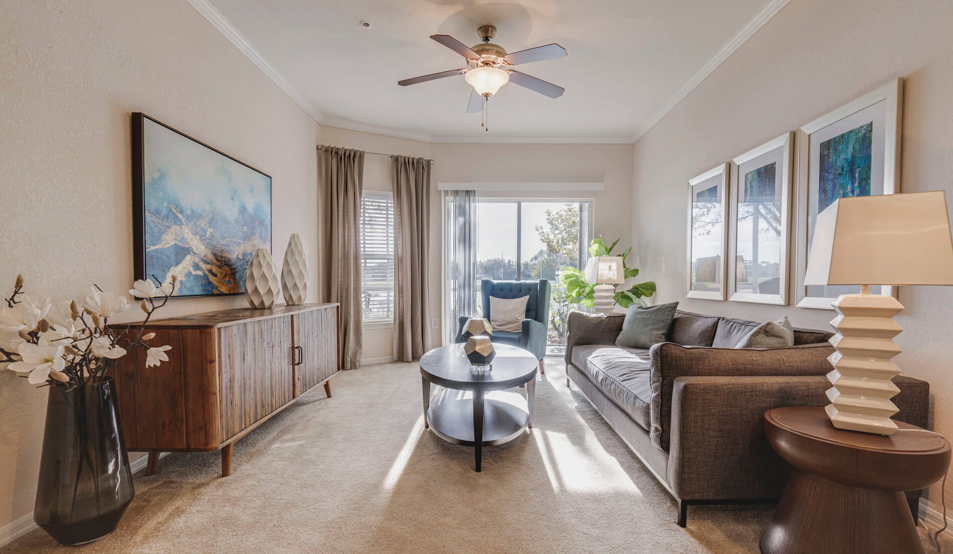 Andover Place Apartments Living Room