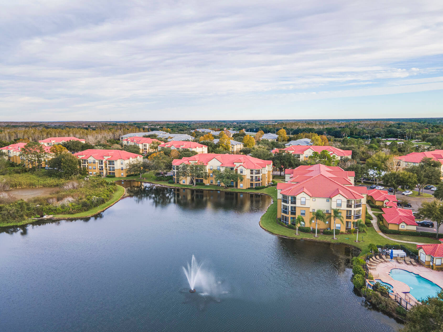 Andover Place Apartments Pond