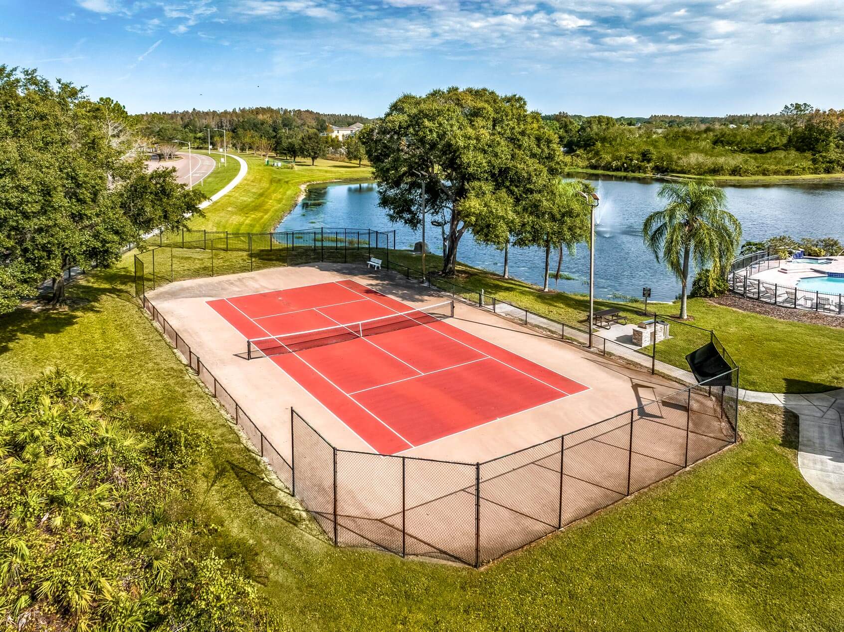 Andover Place Cross Creek tennis court