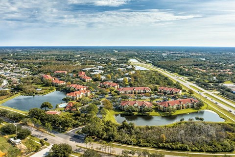 Andover Place aerial view exterior
