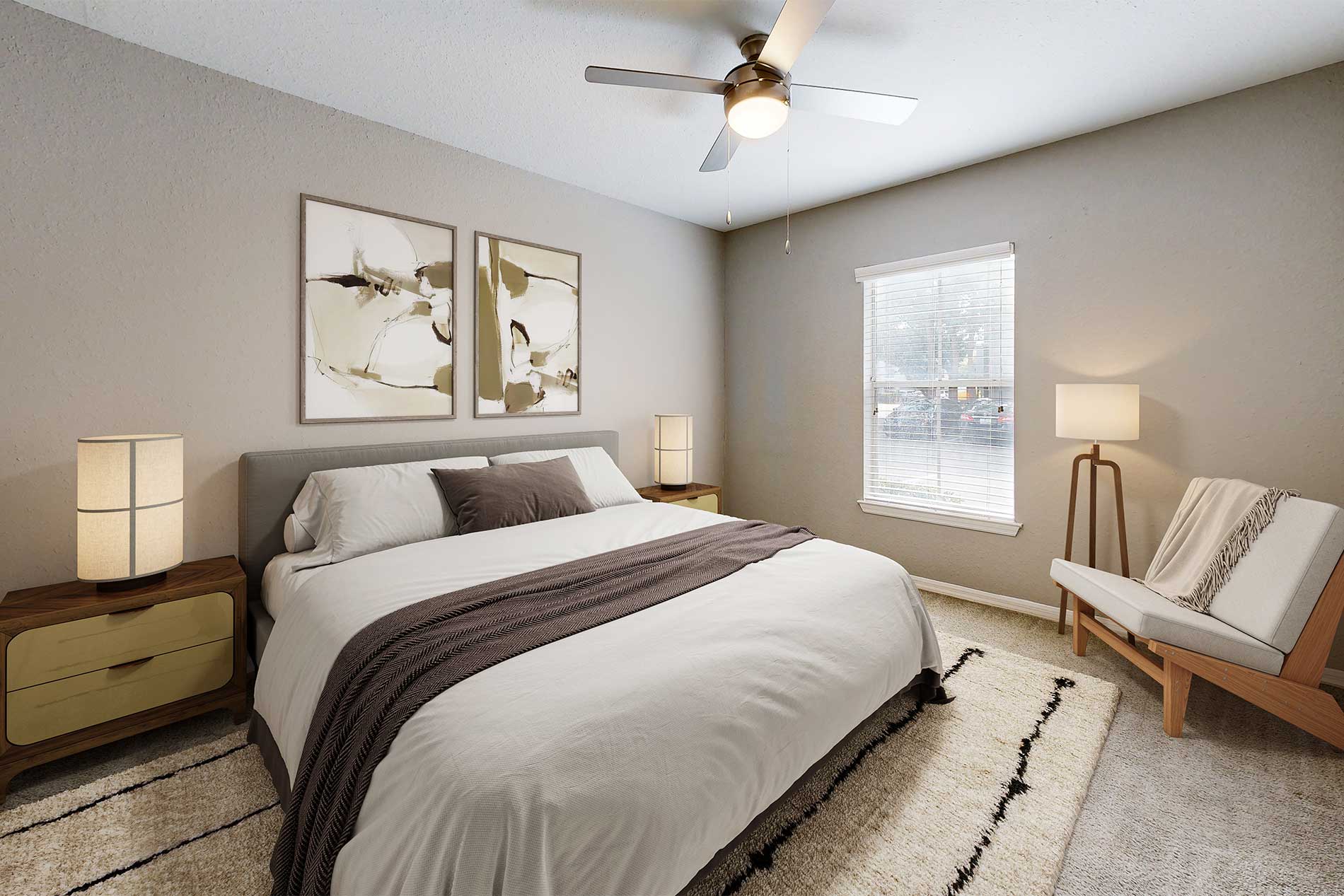 Arbors at Maitland Summit apartment bedroom