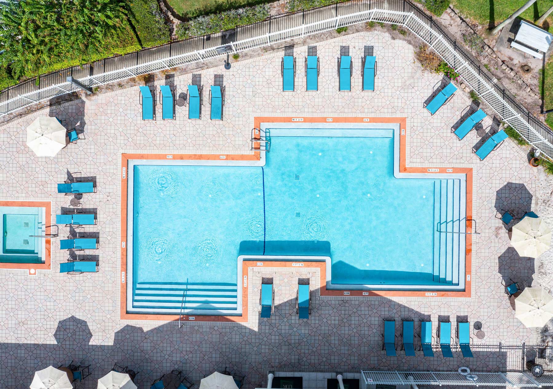 Ashton Waterford drone pool