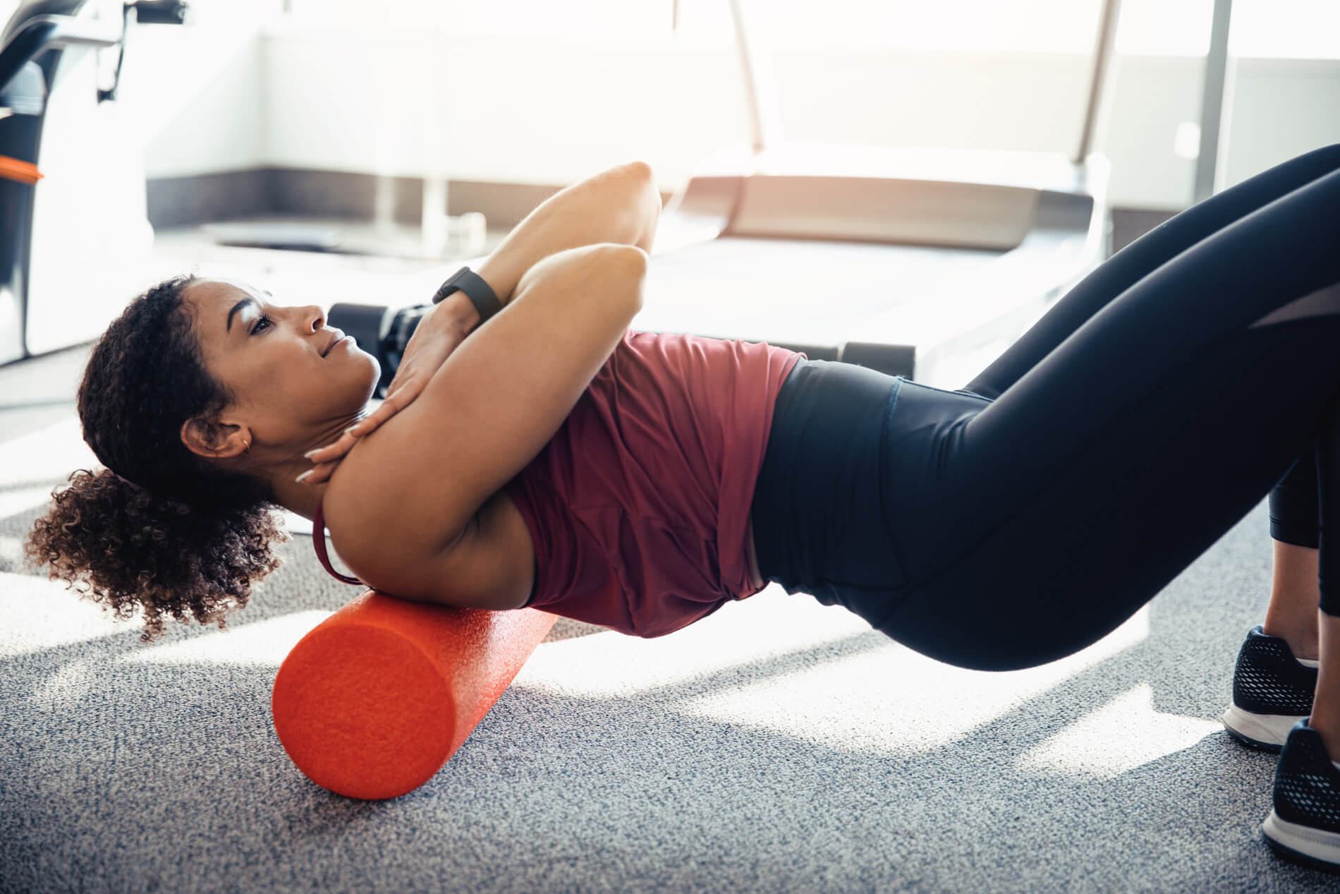 Woman working out