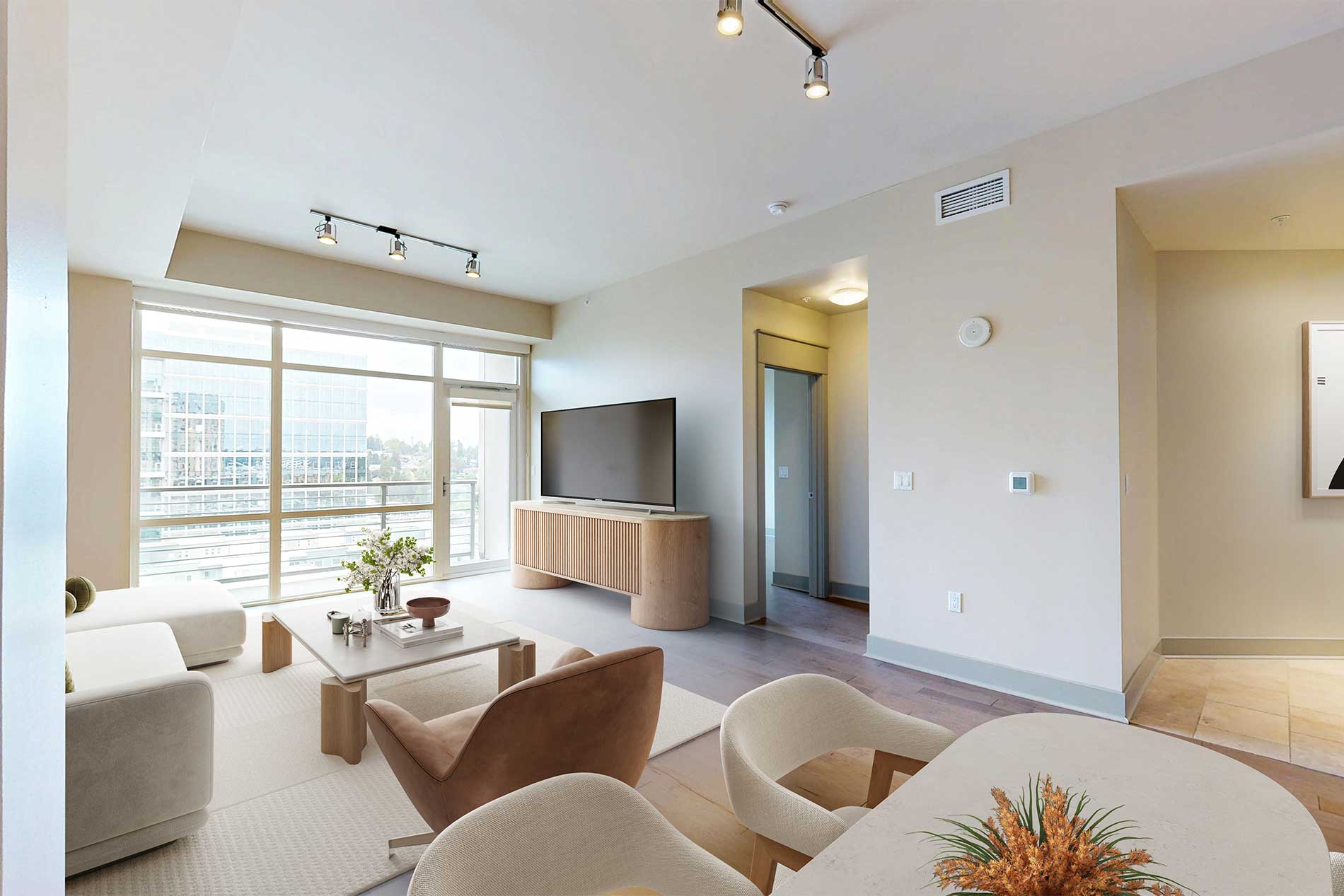 Ashton Bellevue apartment living room