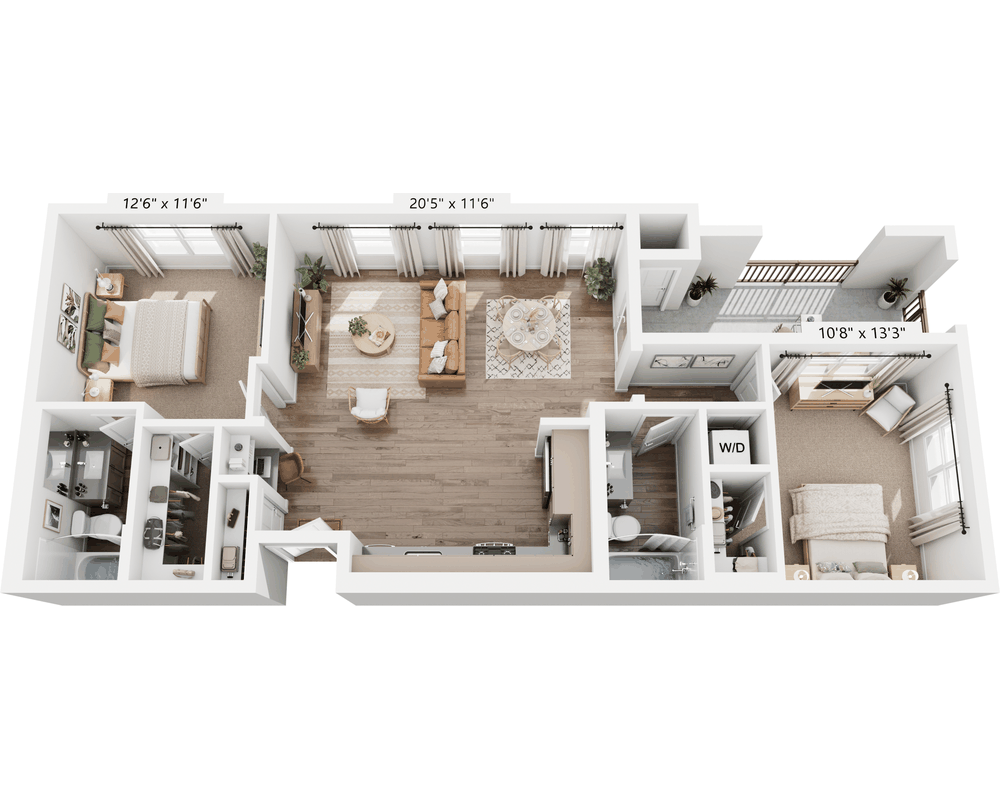 Two Bedroom - B2B