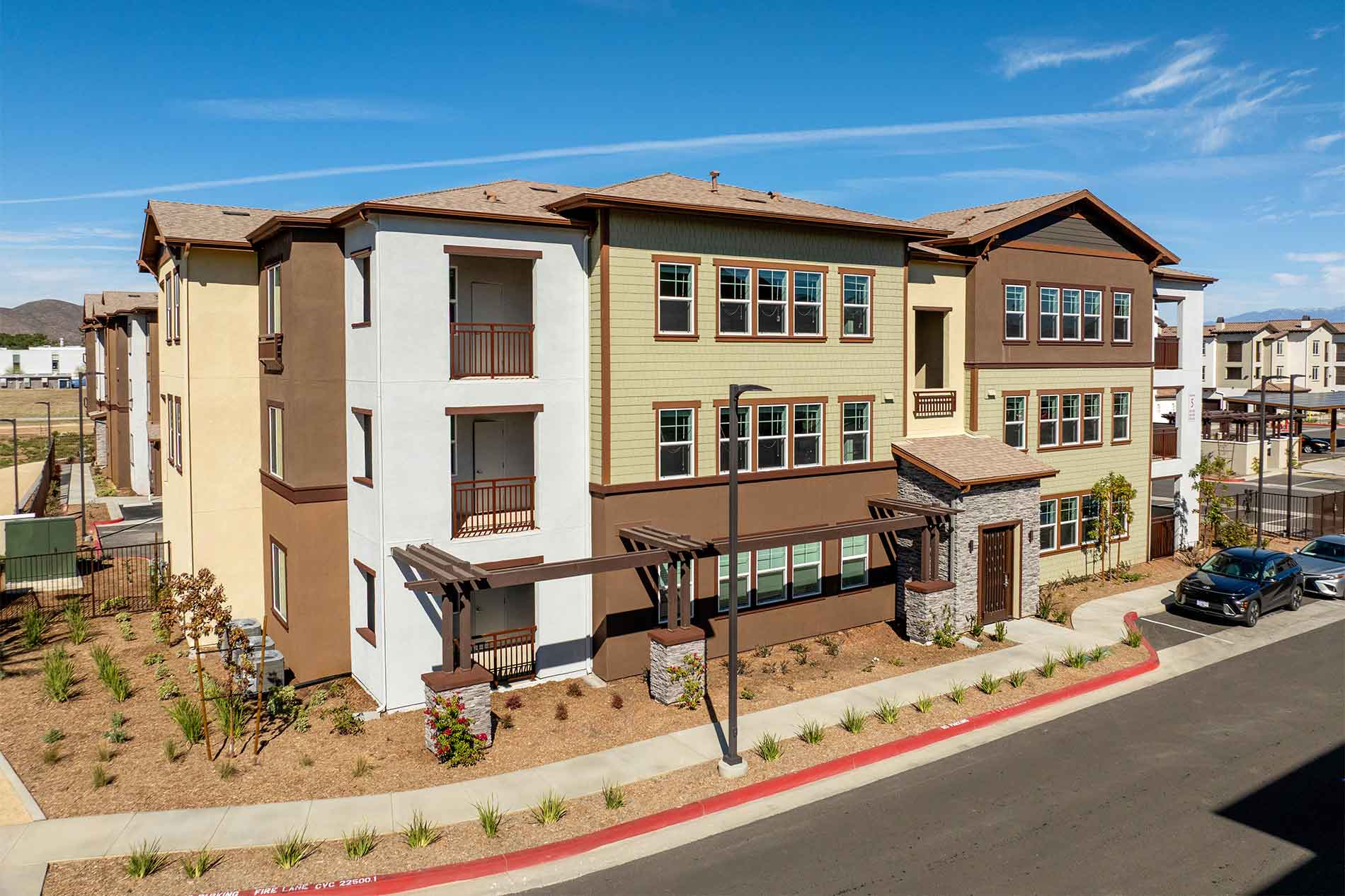 Avena apartment homes under the Menifee, CA sunshine