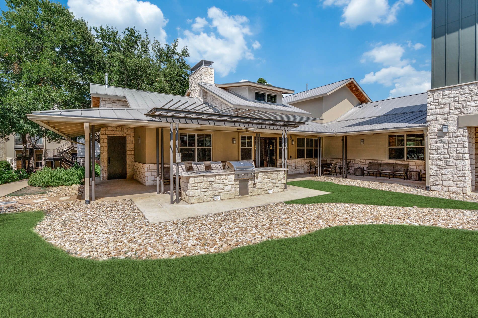 Barton Creek Landing grilling area