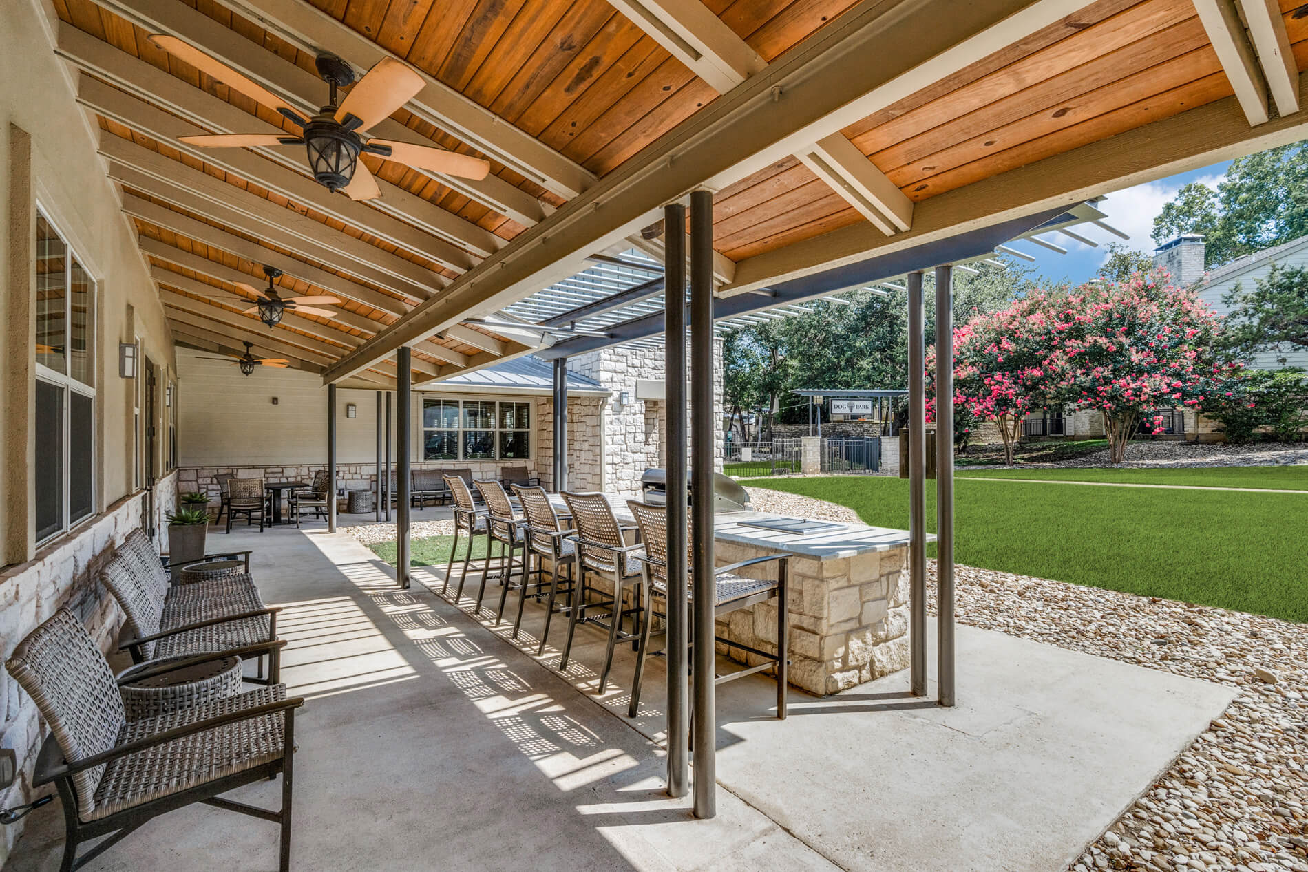 Barton Creek Landing grilling area