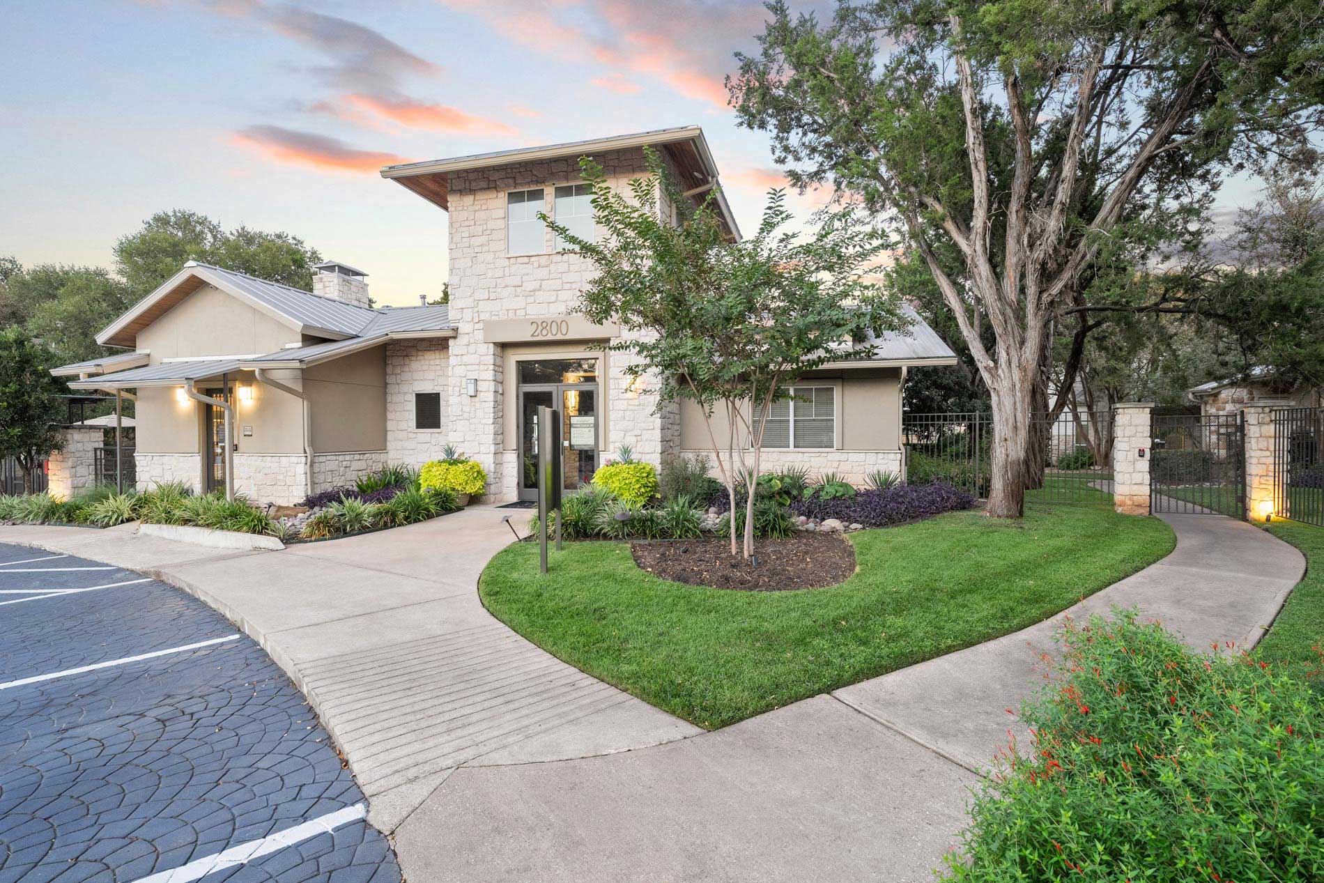 Barton Creek clubhouse building exterior