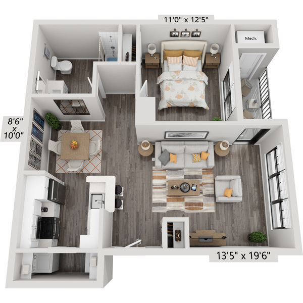 One Bedroom A1B2