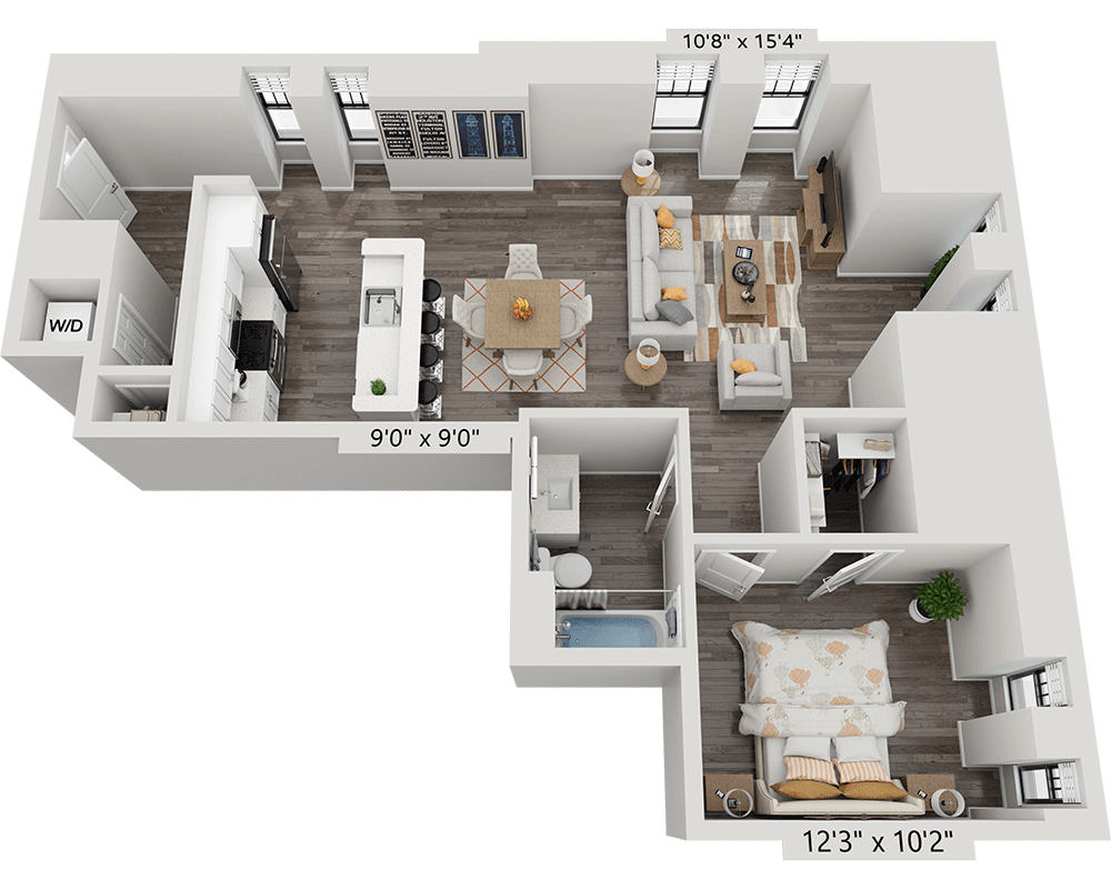 One Bedroom A1A7