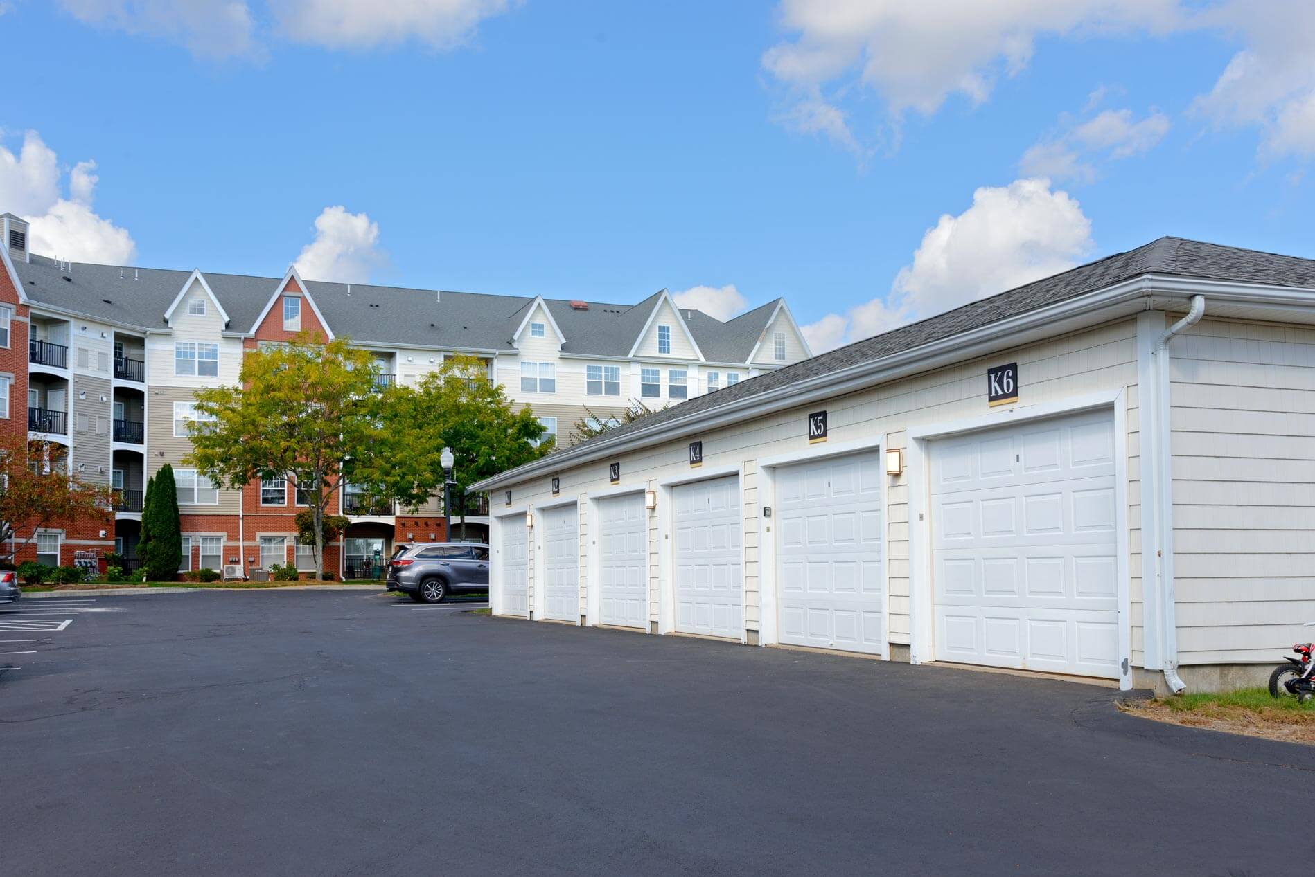 Bradlee Danvers exterior building garages