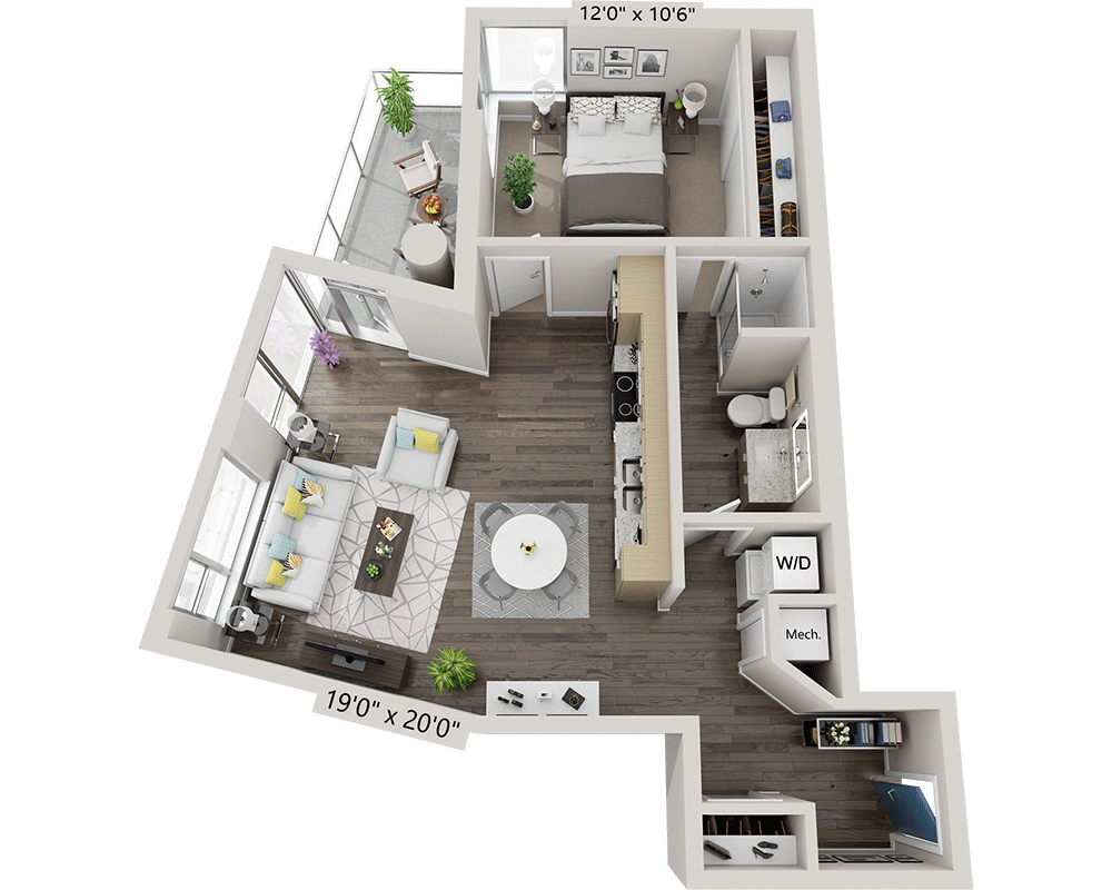 One Bedroom A1Y