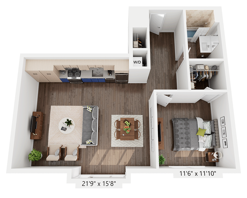 One Bedroom A1EE
