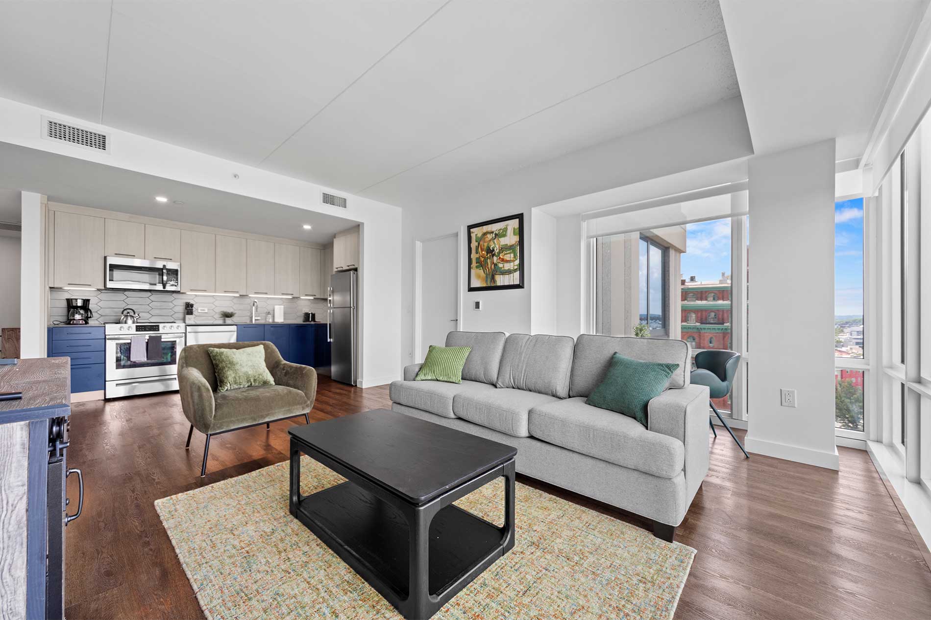 Broadridge apartment living room