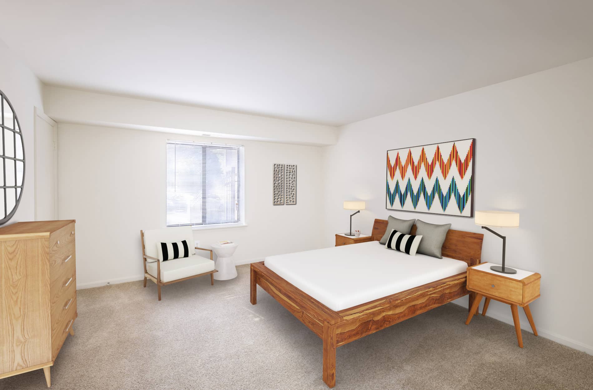 Calvert's Walk apartment virtually staged by Rooomy