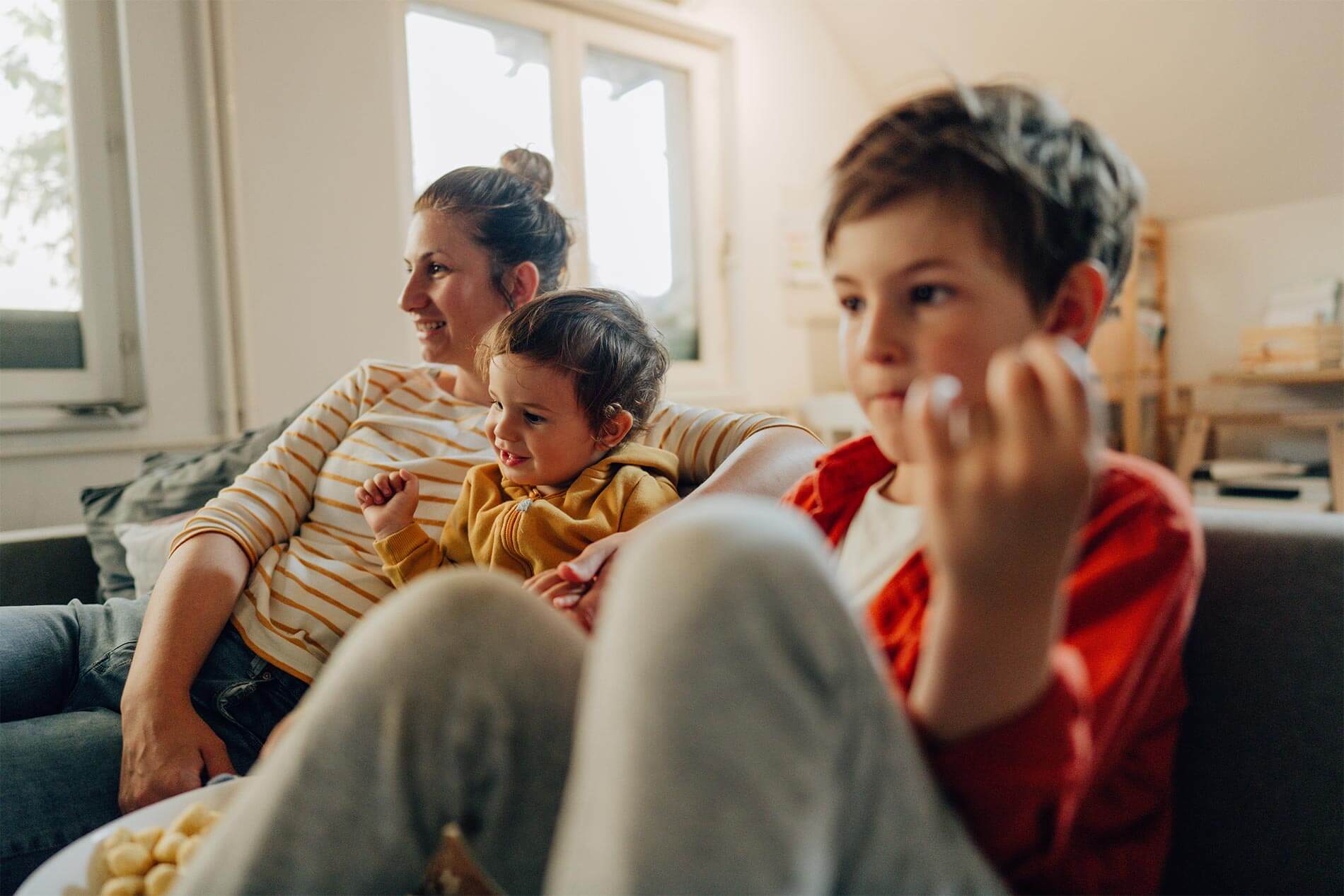 Kids on the couch