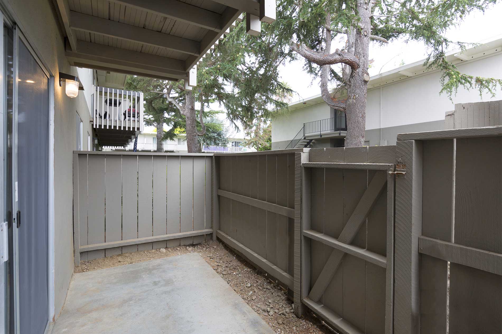Cambridge court apartment patio