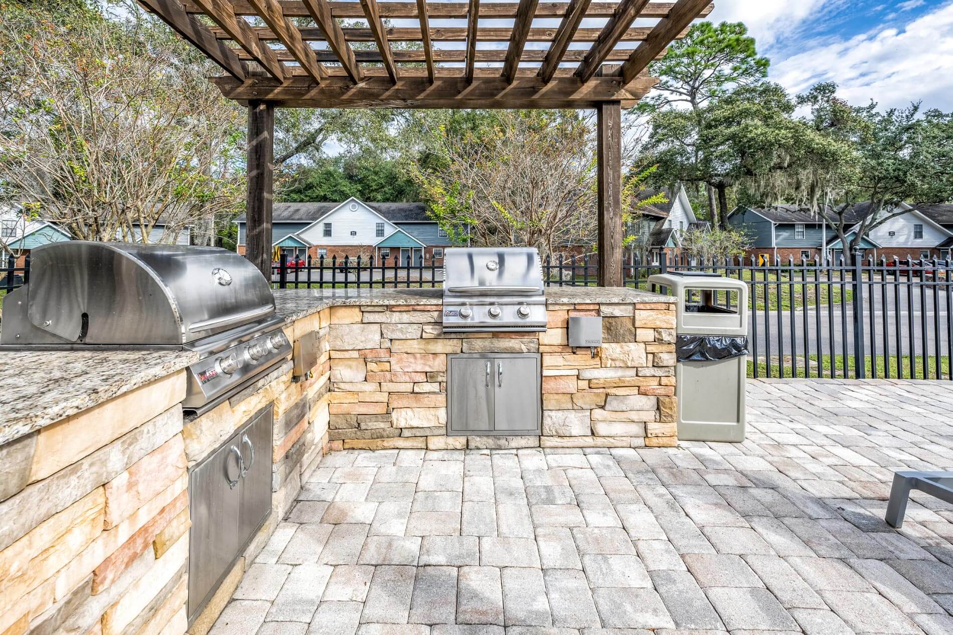 Cambridge Woods grilling area