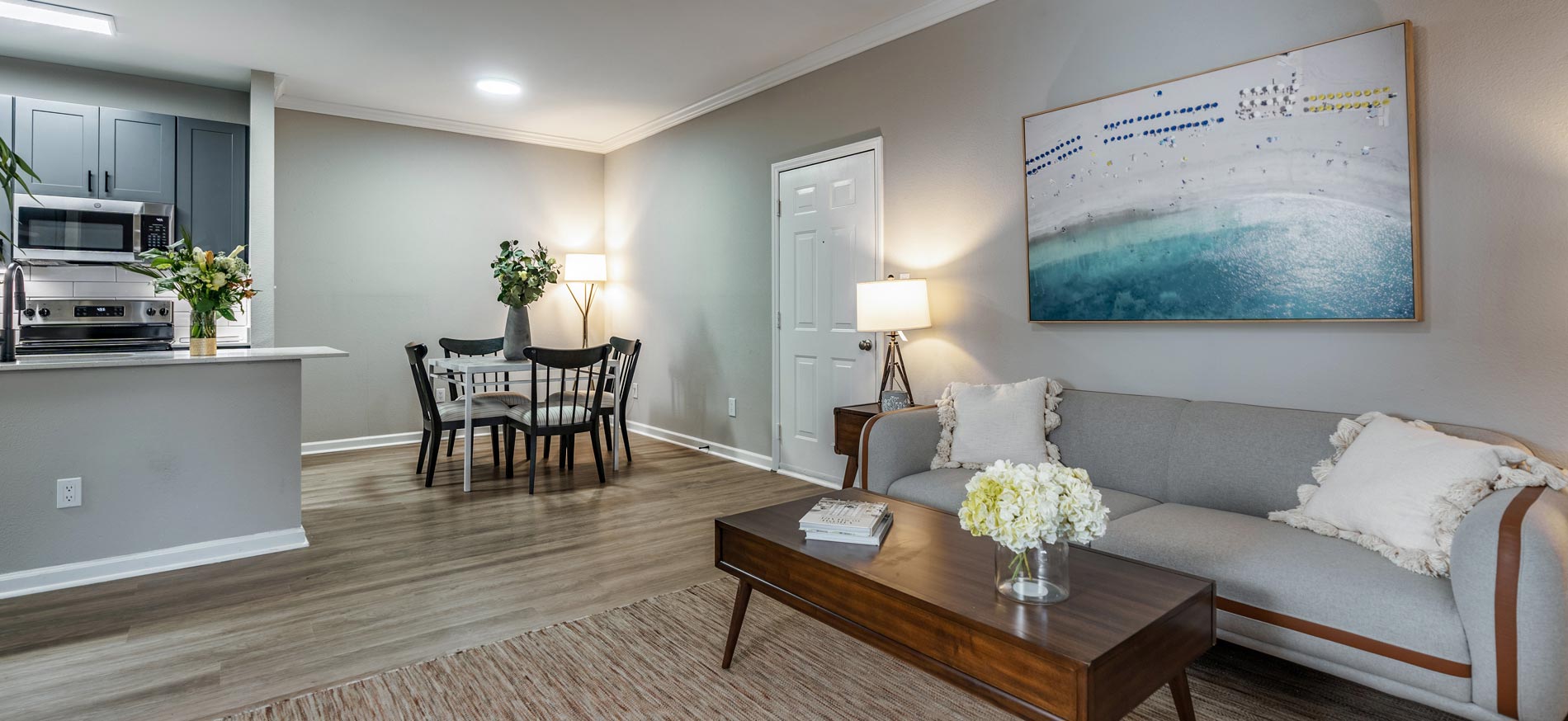 Carrington Hills staged living room