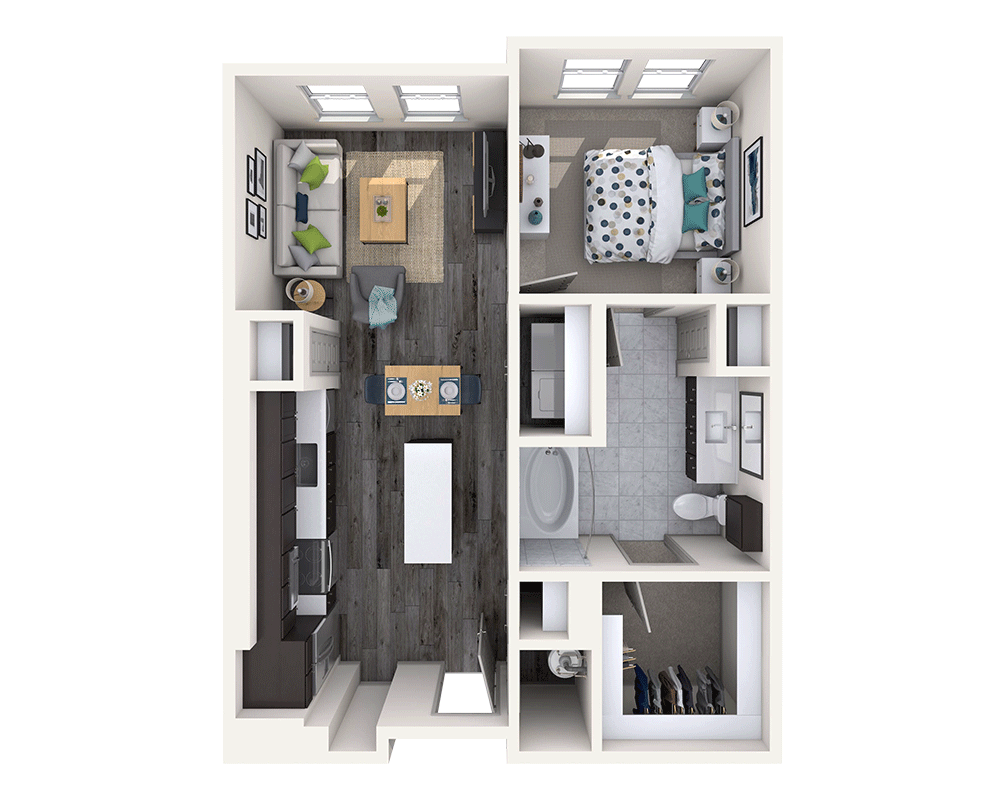 One Bedroom A1C