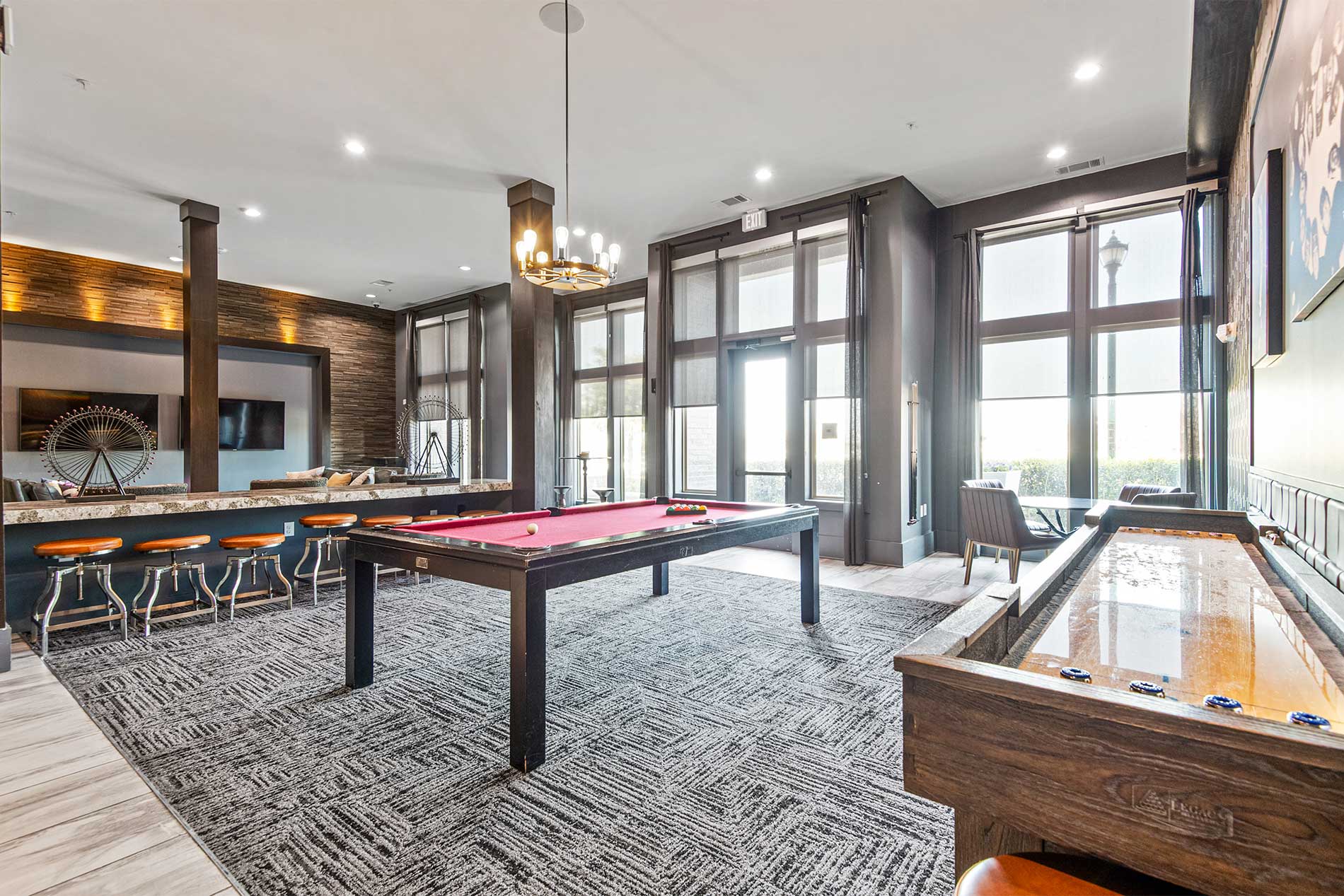 Central Square at Frisco community lounge