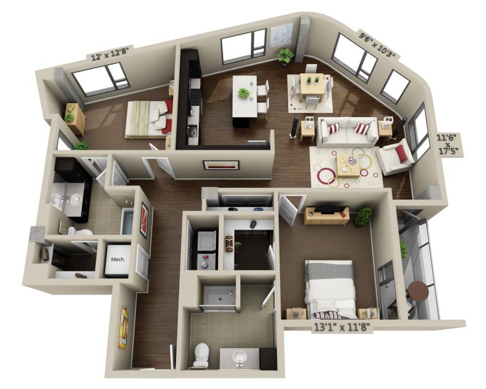 Two Bedroom B2X