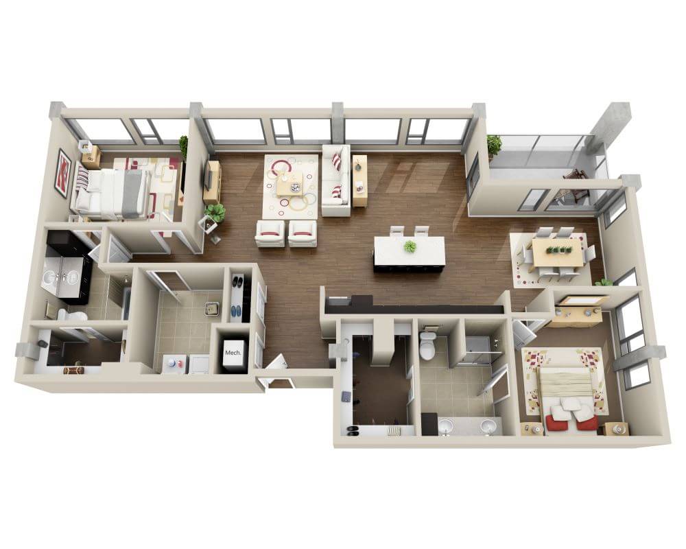 Two Bedroom B2Y